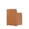Manhattan Comfort Anna Square Faux Leather Dining Chair in Saddle - Set of 2 2-DC058AR-SA - alternate 5